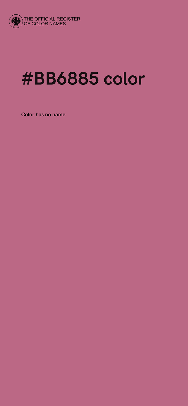 #BB6885 color image