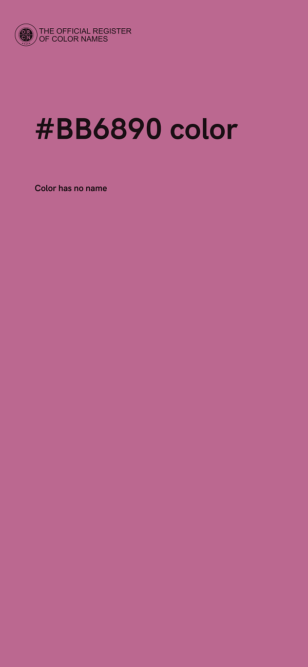 #BB6890 color image