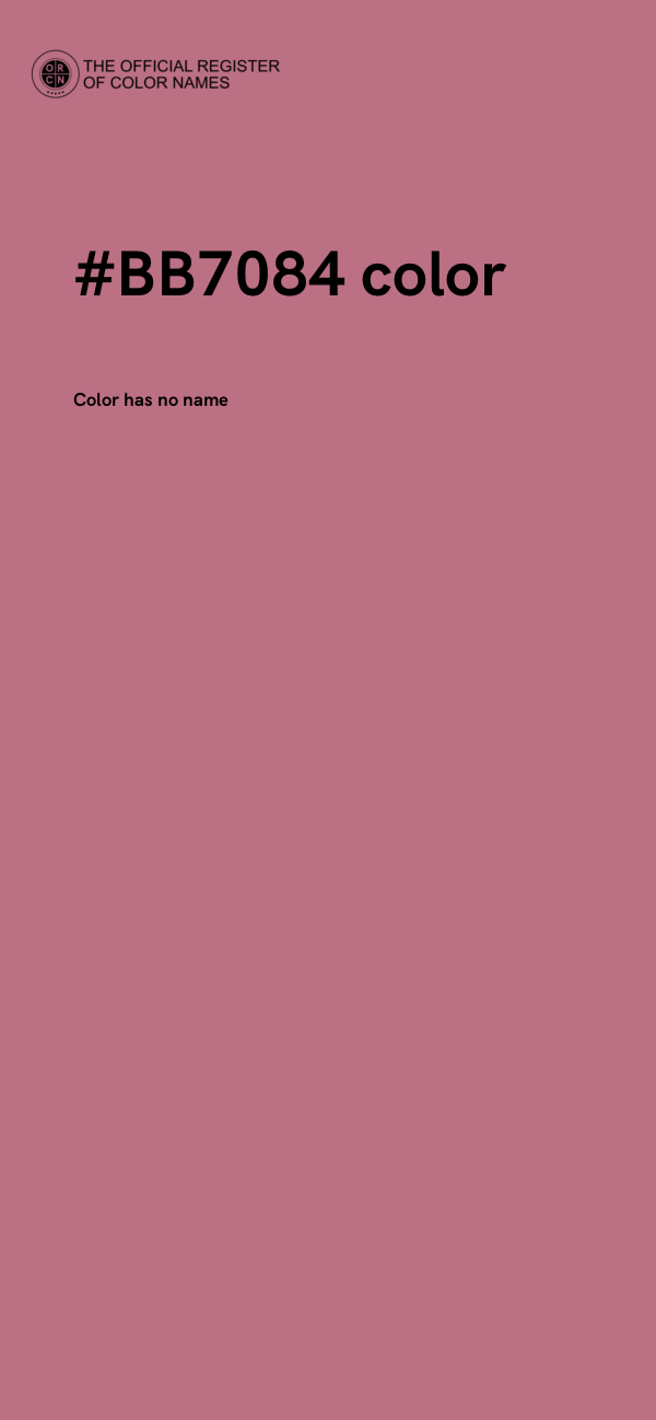 #BB7084 color image