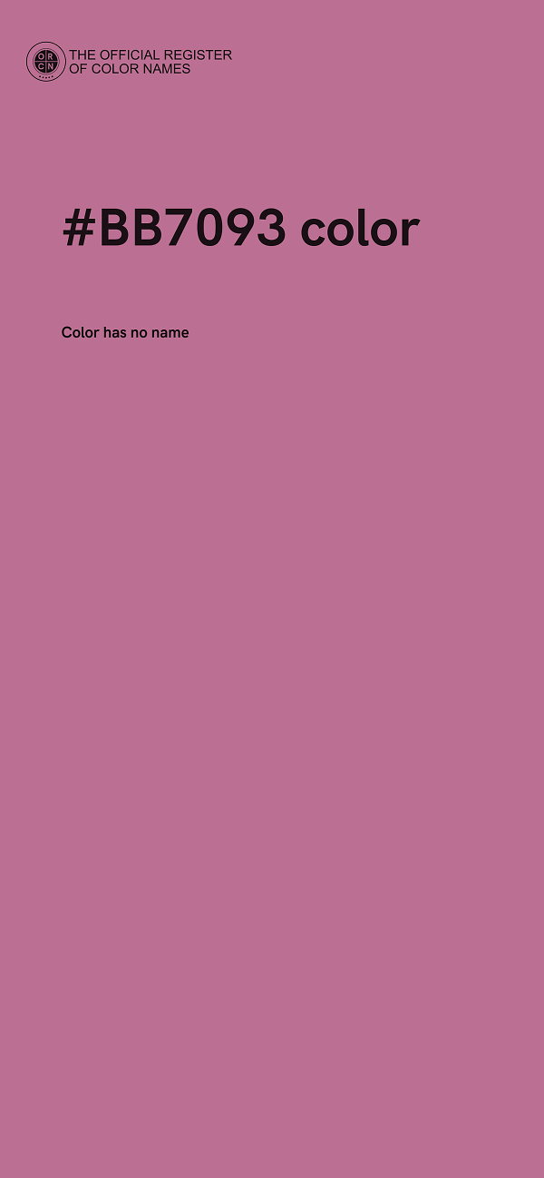 #BB7093 color image
