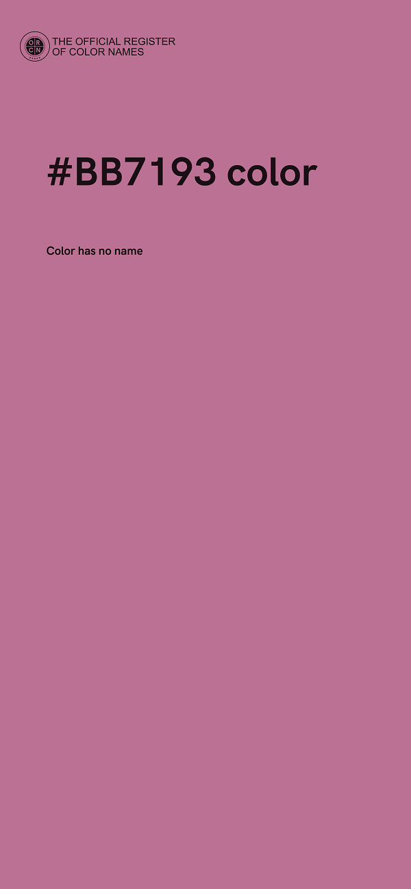 #BB7193 color image