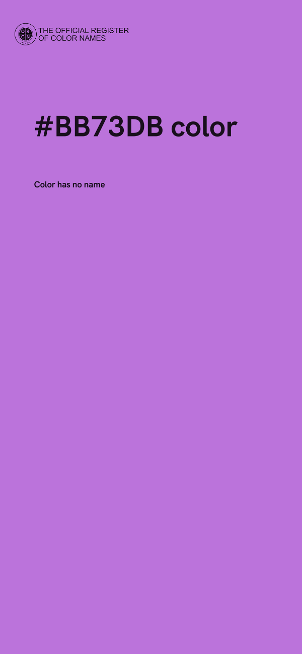 #BB73DB color image