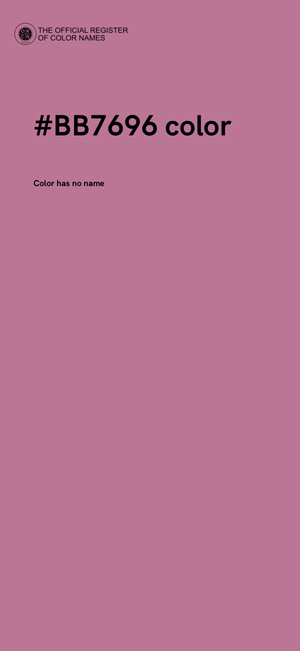 #BB7696 color image