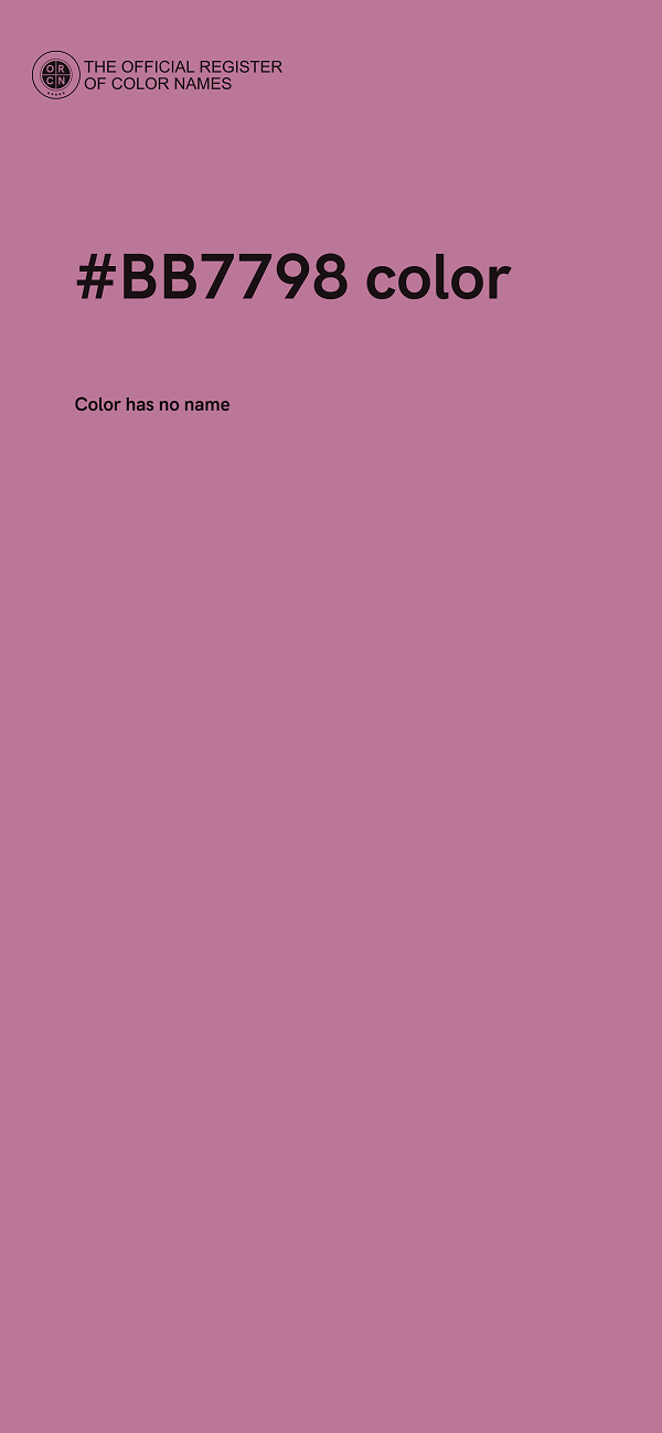 #BB7798 color image