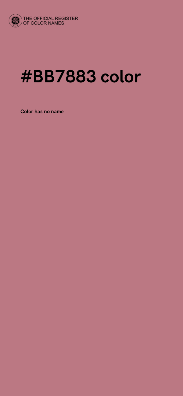 #BB7883 color image
