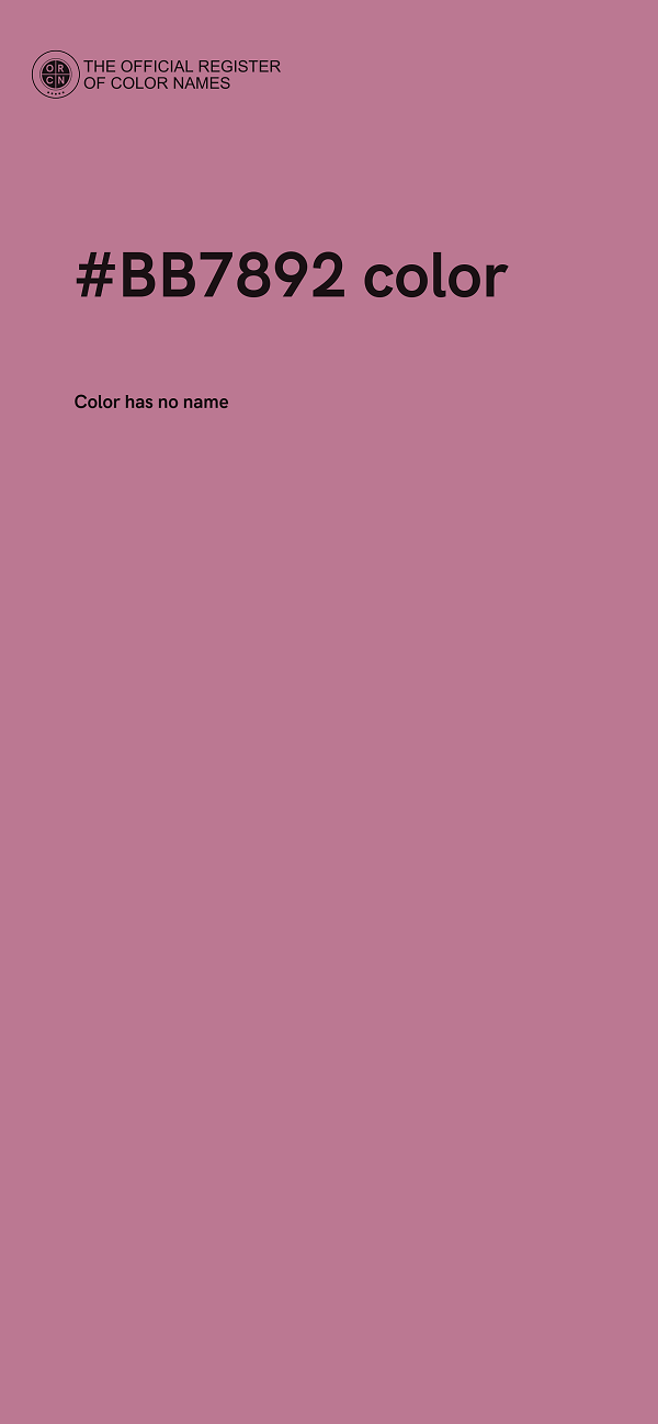 #BB7892 color image