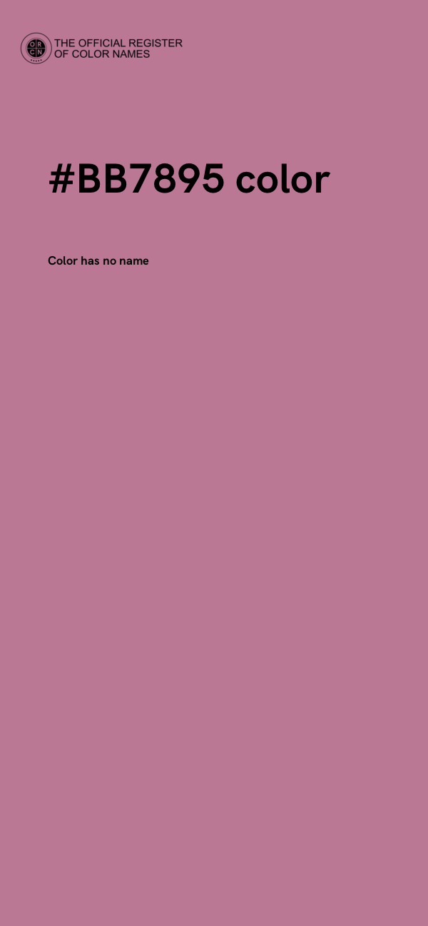 #BB7895 color image