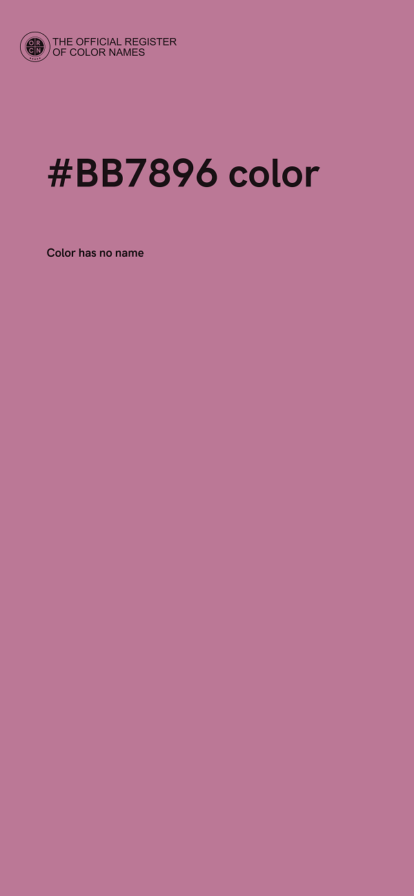 #BB7896 color image