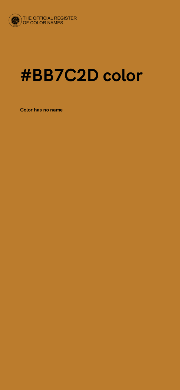 #BB7C2D color image