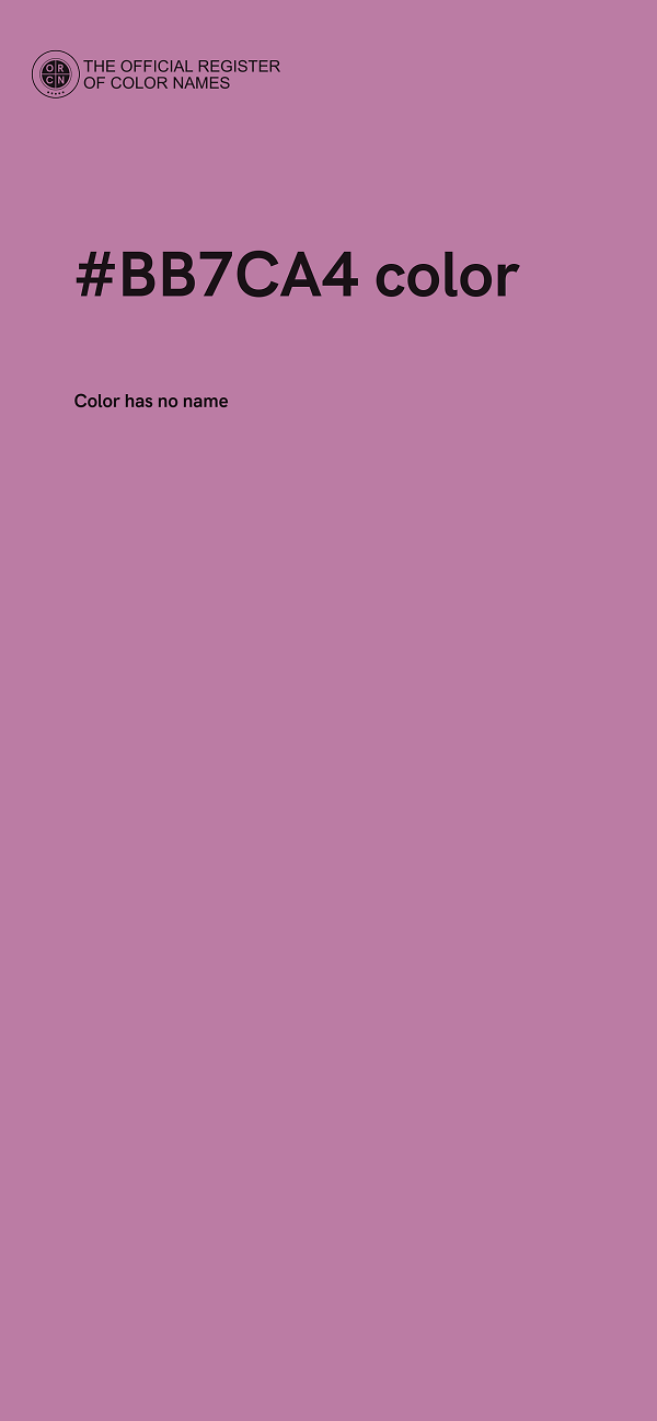#BB7CA4 color image