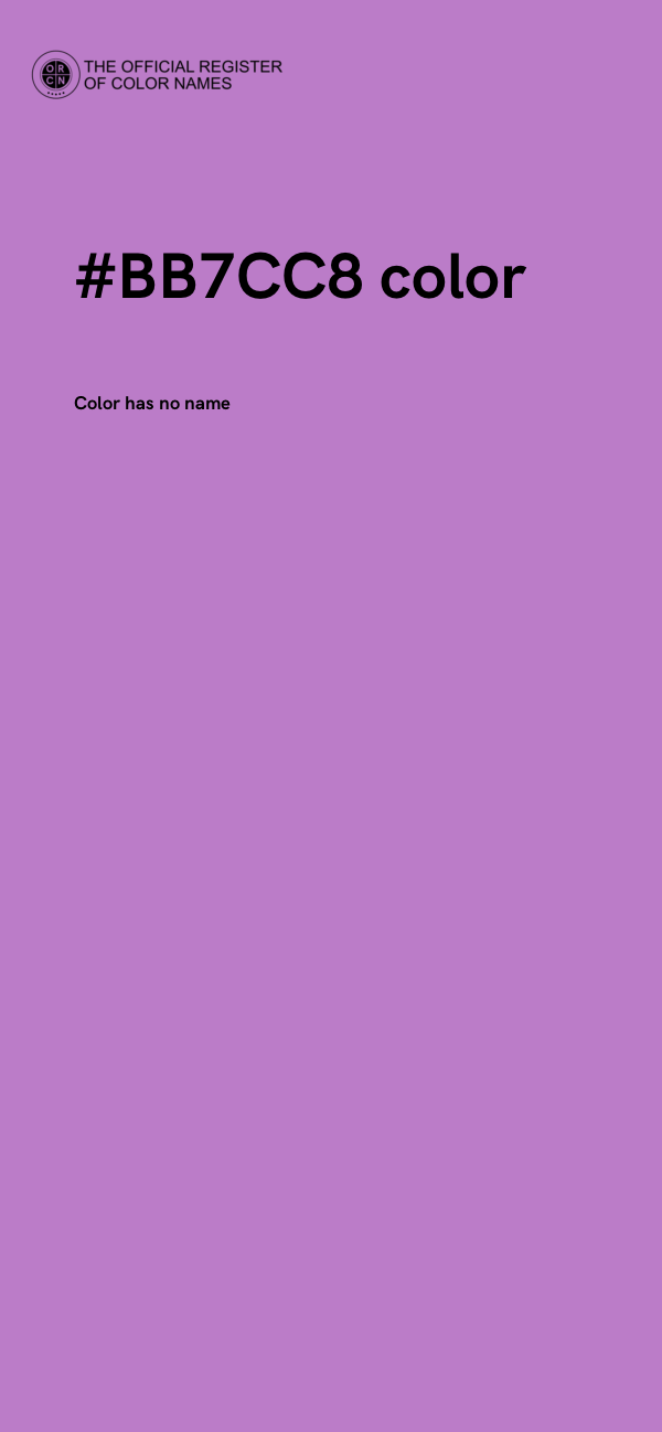 #BB7CC8 color image