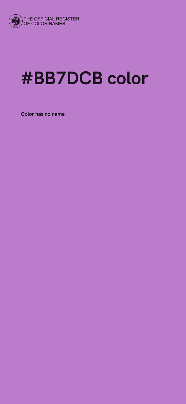 #BB7DCB color image