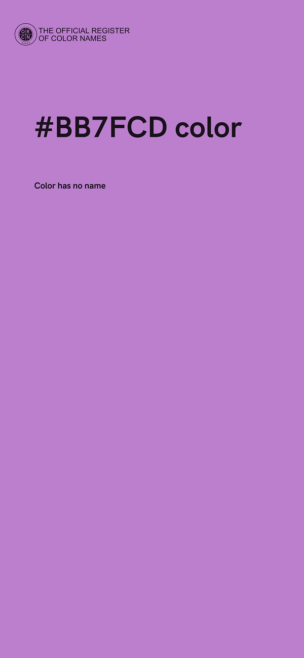 #BB7FCD color image