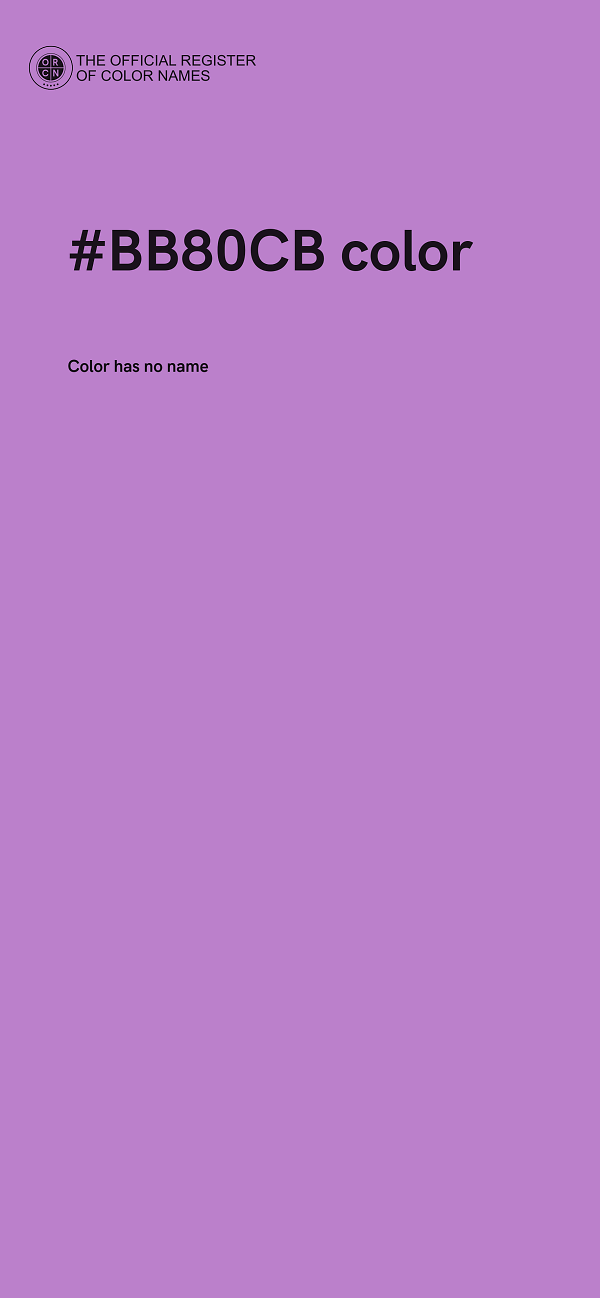 #BB80CB color image