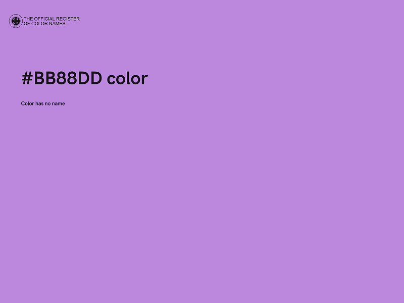 #BB88DD color image