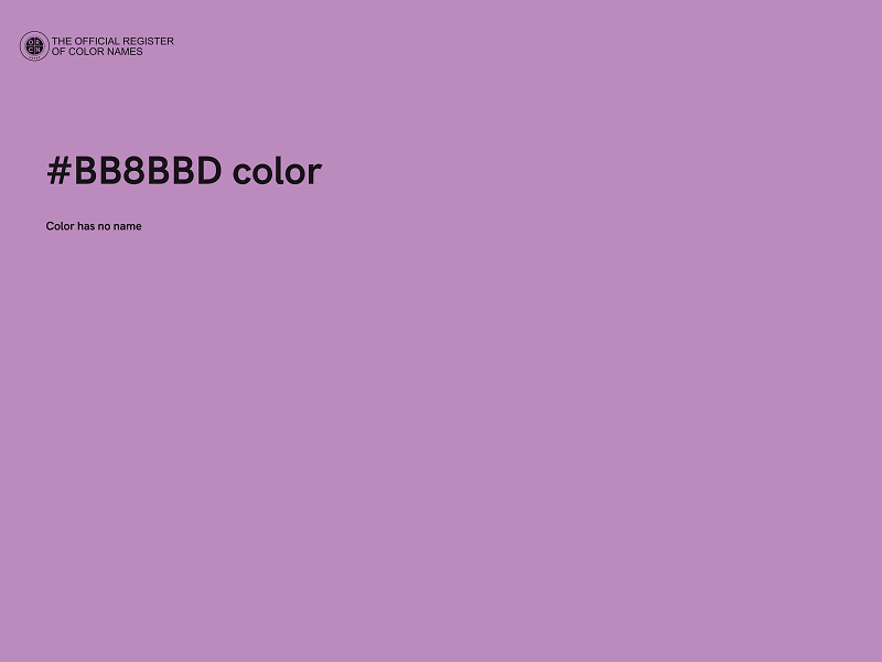 #BB8BBD color image