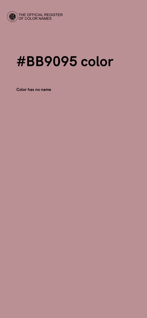 #BB9095 color image