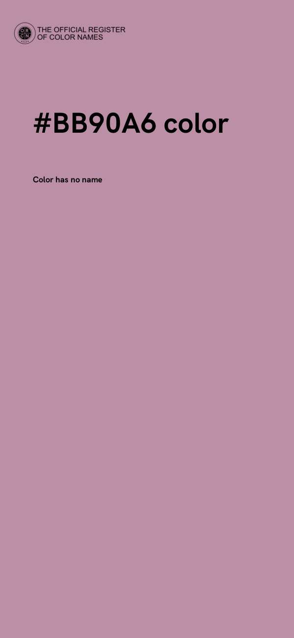 #BB90A6 color image