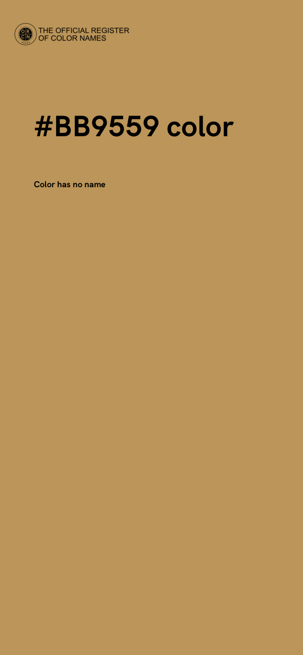 #BB9559 color image