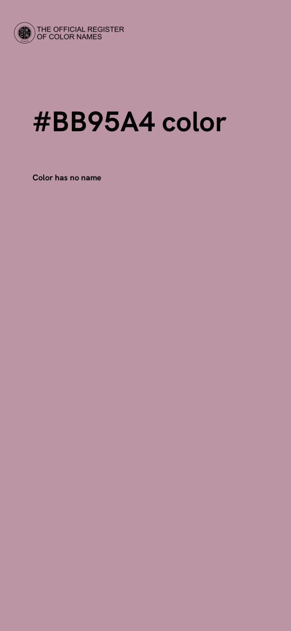 #BB95A4 color image