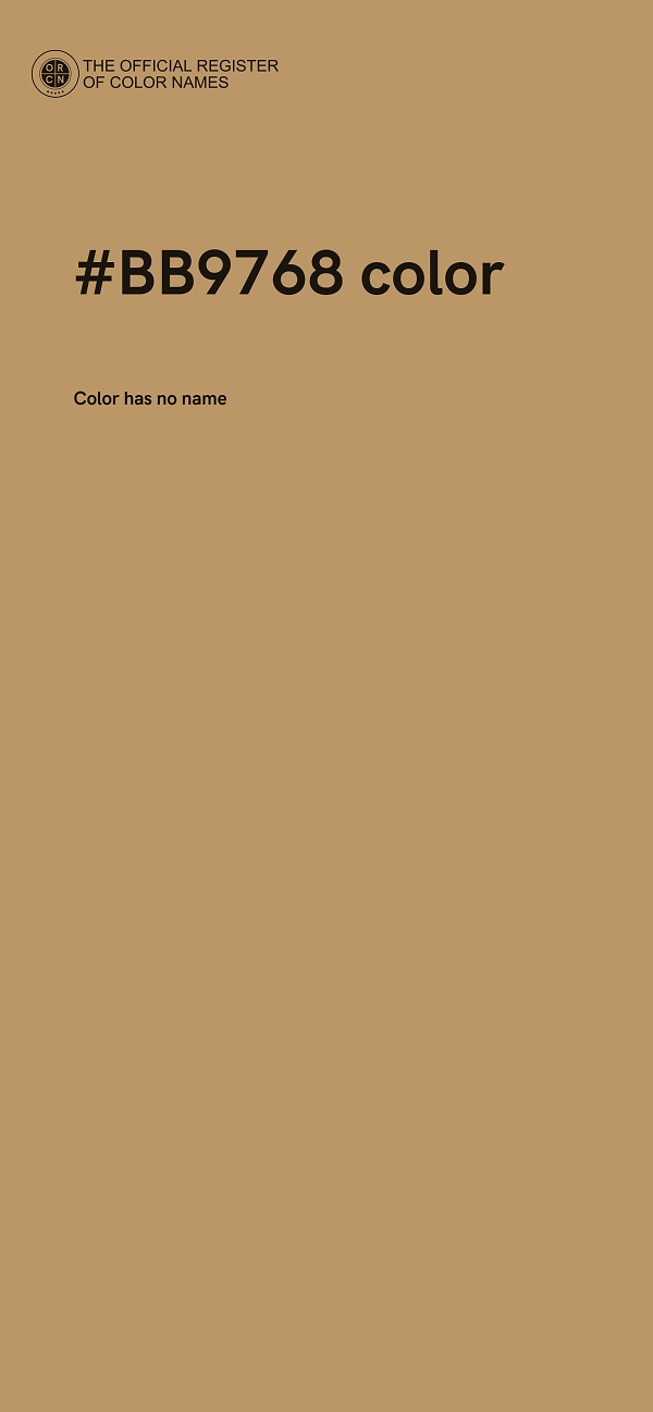 #BB9768 color image