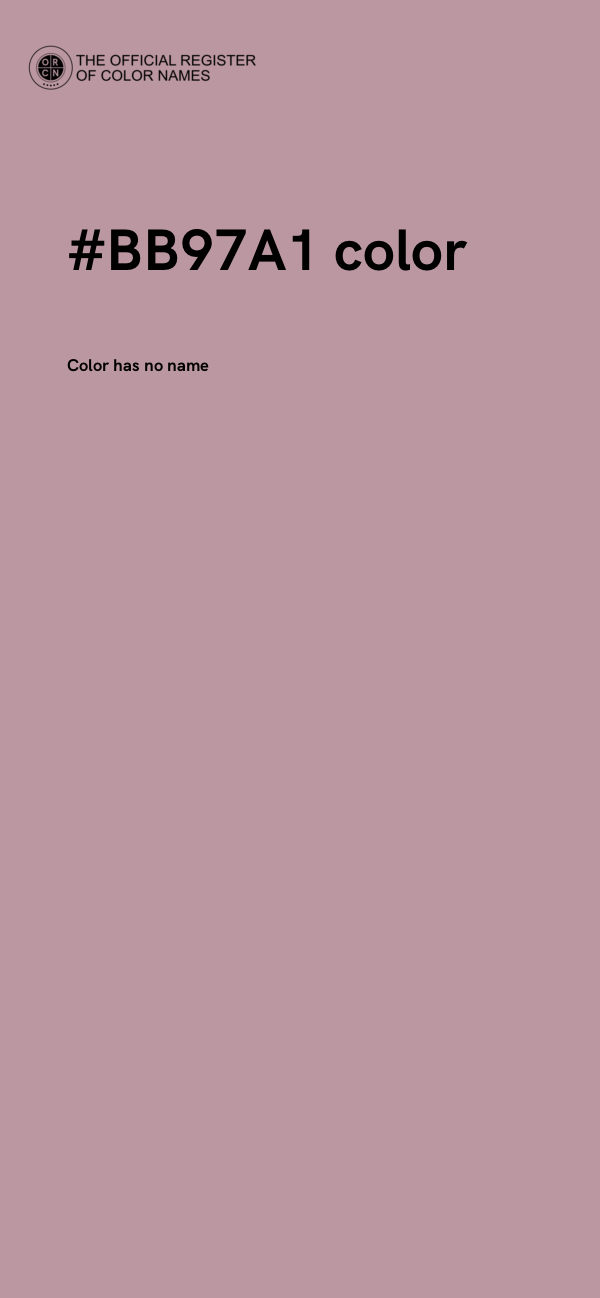 #BB97A1 color image