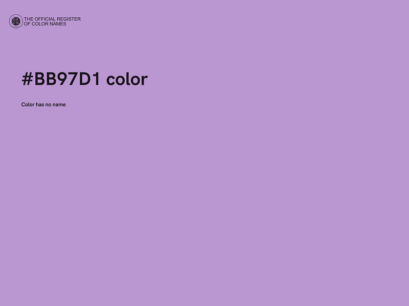 #BB97D1 color image