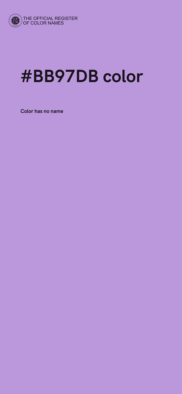 #BB97DB color image