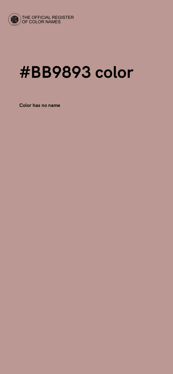 #BB9893 color image