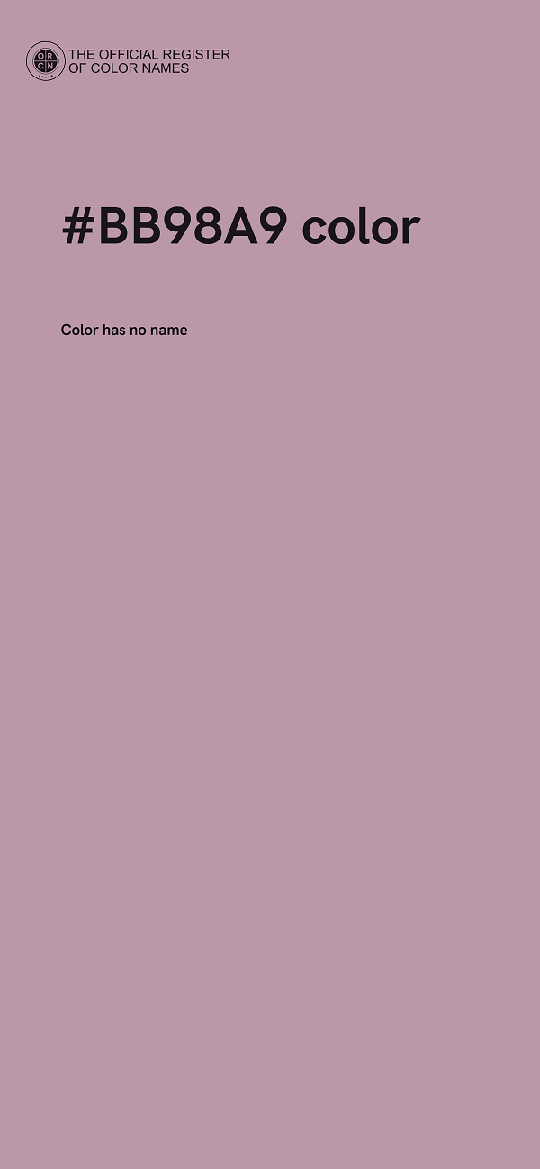 #BB98A9 color image