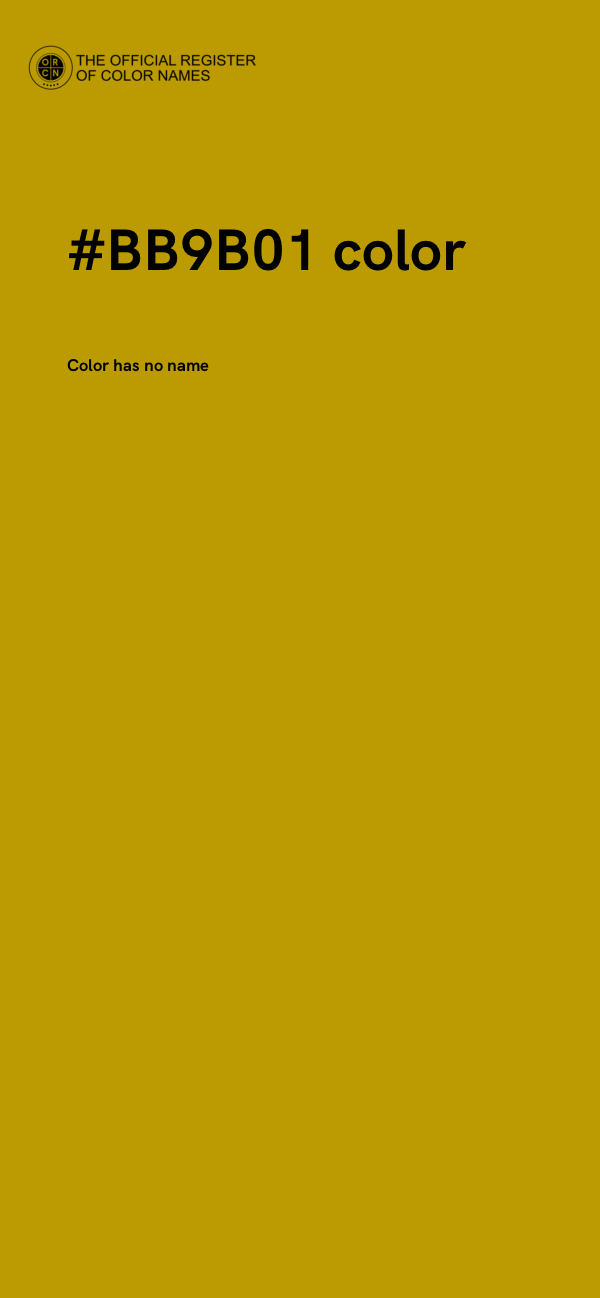 #BB9B01 color image