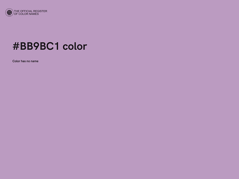 #BB9BC1 color image