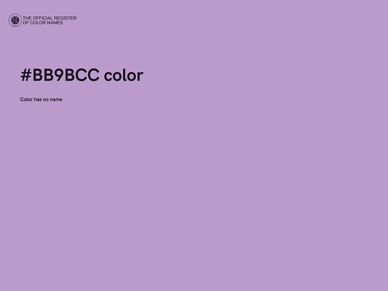 #BB9BCC color image