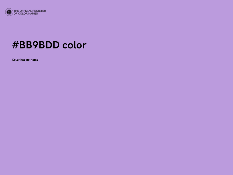 #BB9BDD color image