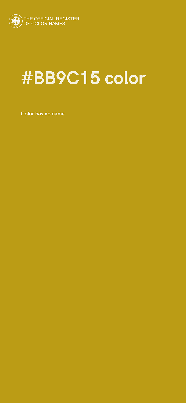 #BB9C15 color image