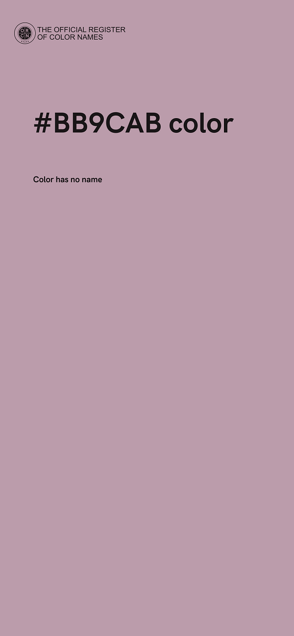 #BB9CAB color image