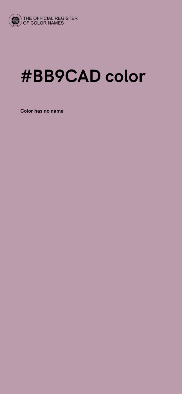 #BB9CAD color image