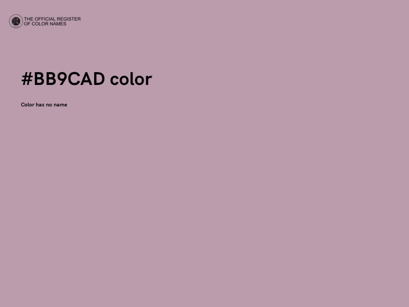 #BB9CAD color image