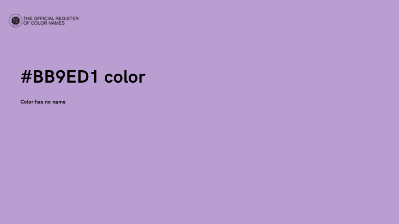 #BB9ED1 color image