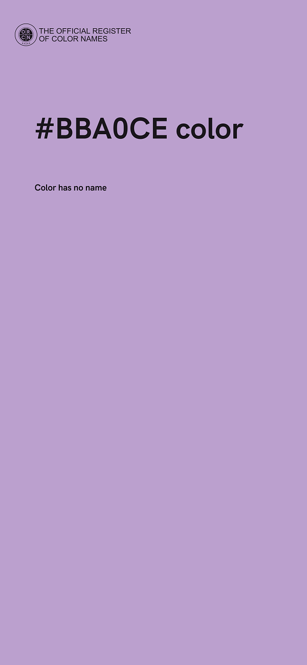 #BBA0CE color image