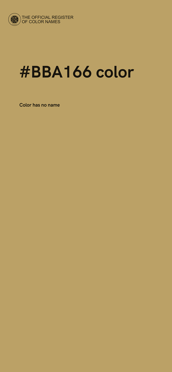 #BBA166 color image