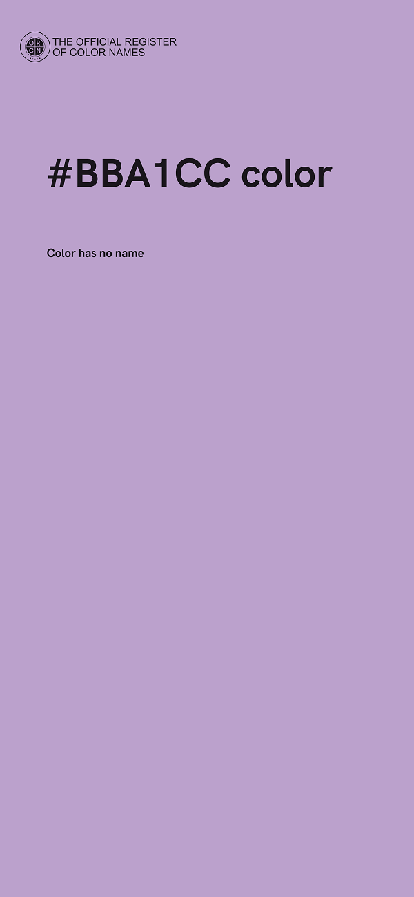 #BBA1CC color image