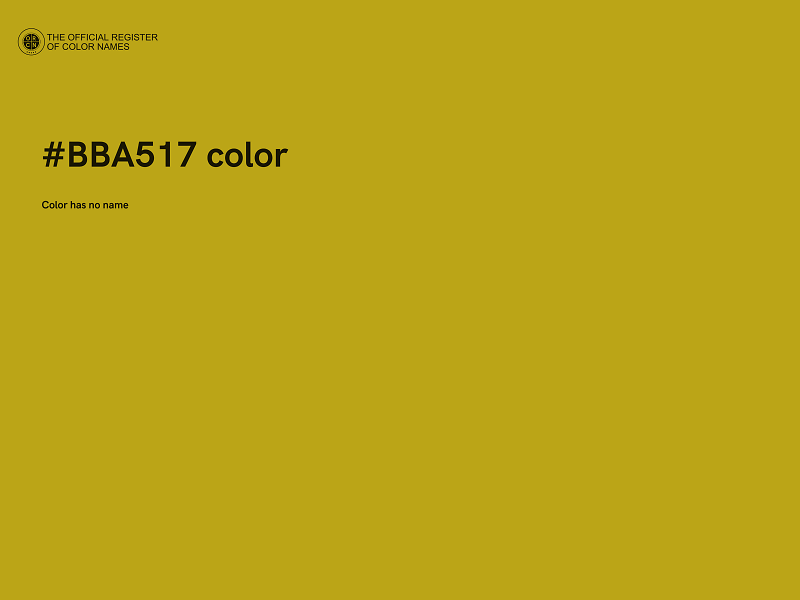 #BBA517 color image