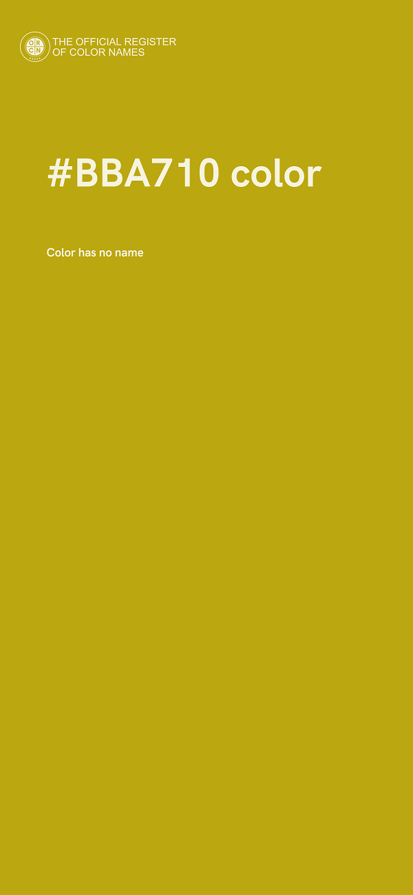 #BBA710 color image
