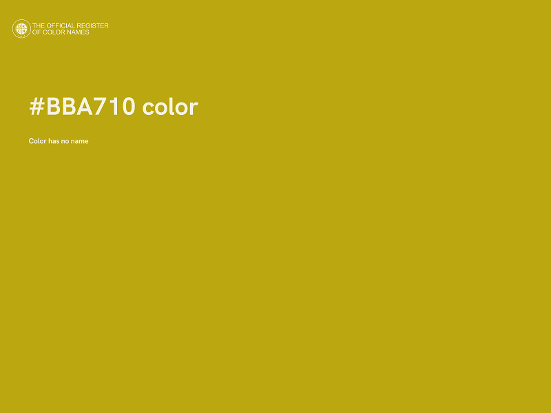 #BBA710 color image