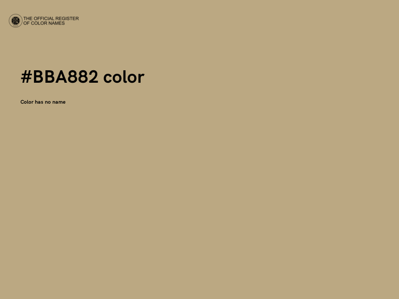 #BBA882 color image