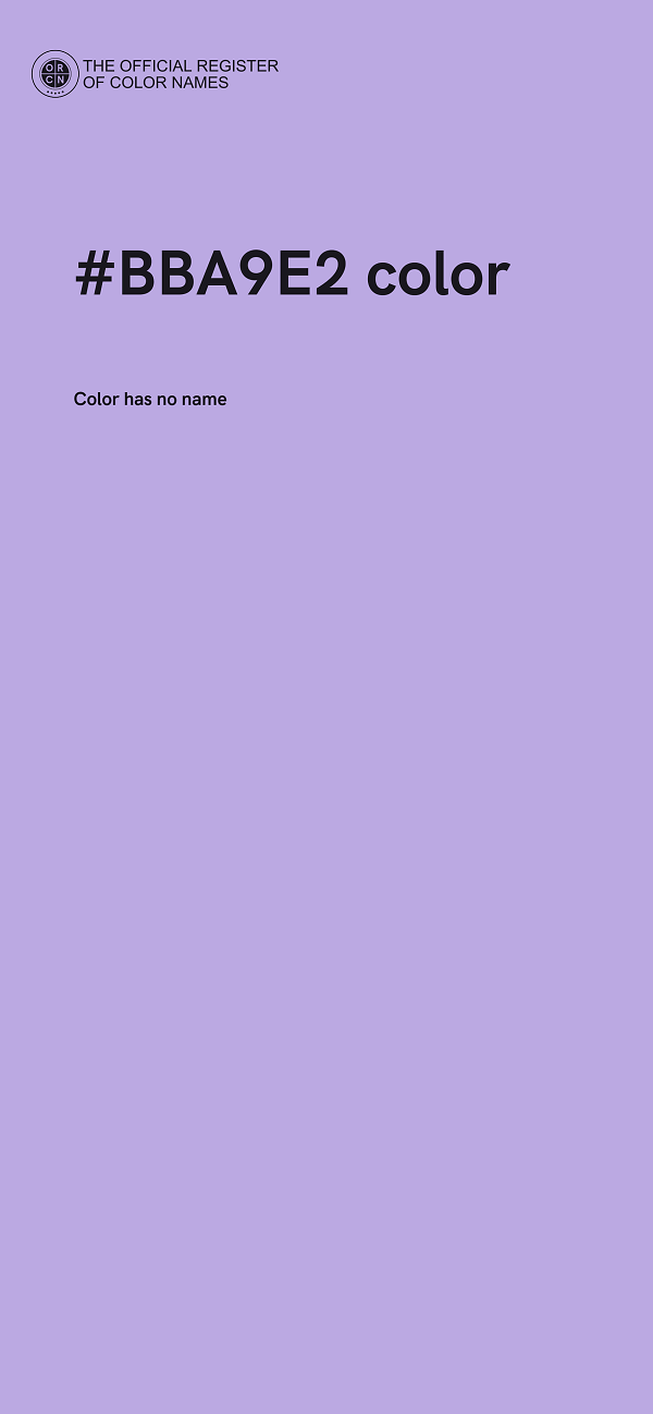 #BBA9E2 color image
