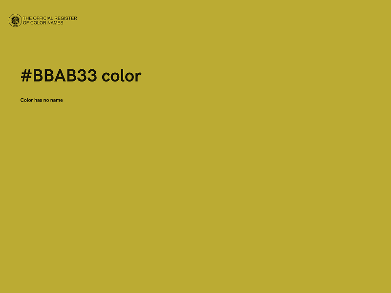 #BBAB33 color image