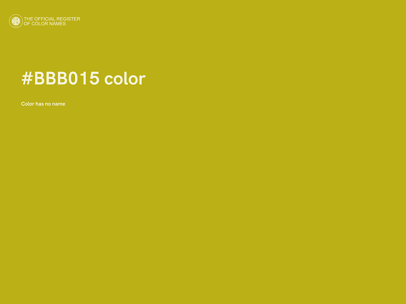 #BBB015 color image