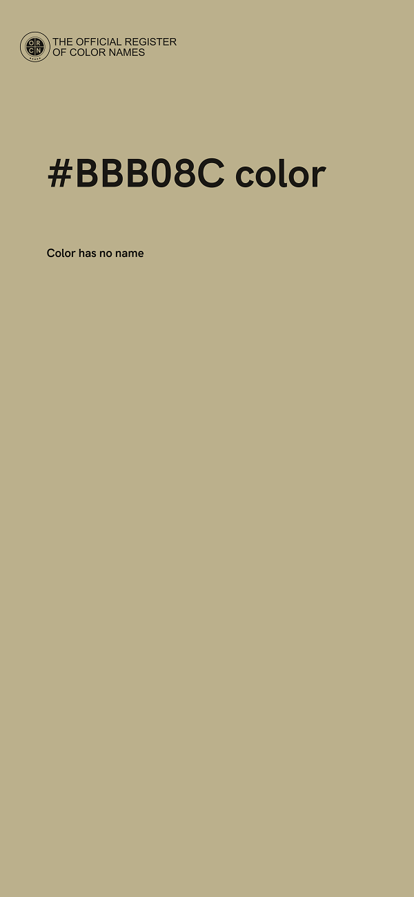 #BBB08C color image